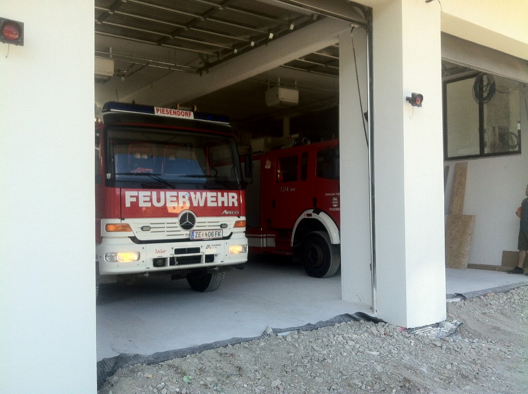 Feuerwehrhaus Bauzeit