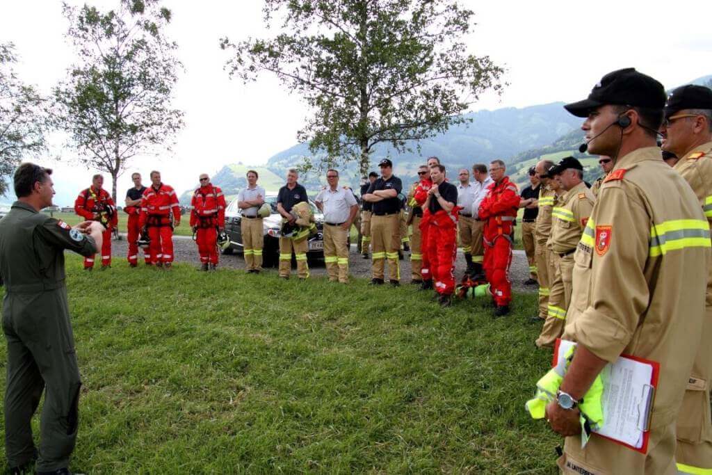 Bezirkswaldbrandübung