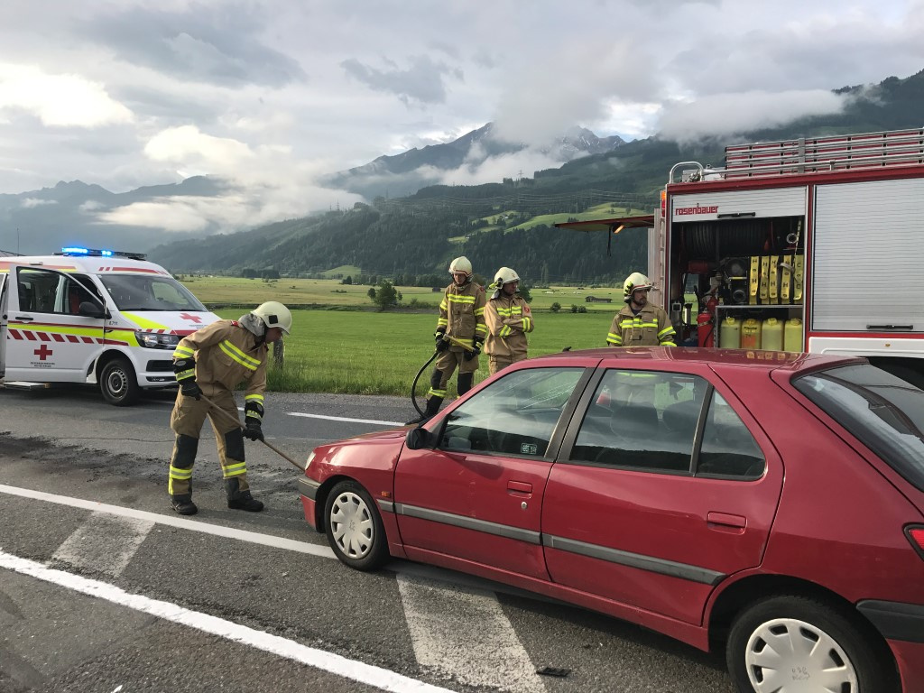 Verkehrsunfall B168 Höhe Friedensbach