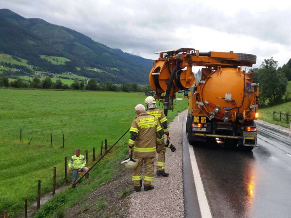 Absicherung auf B168