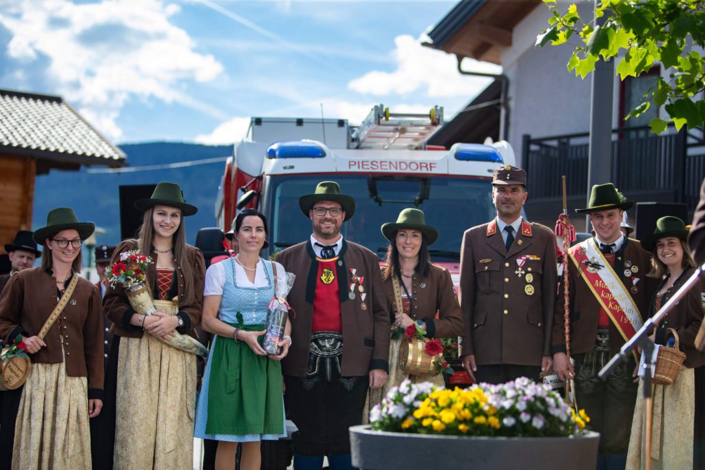 Florianifeier mit Fahrzeugsegnung
