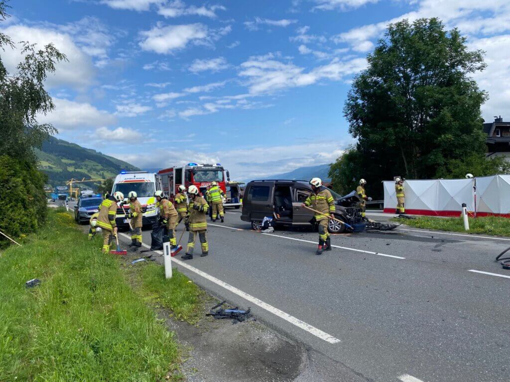 Verkehrsunfall B168 in Walchen