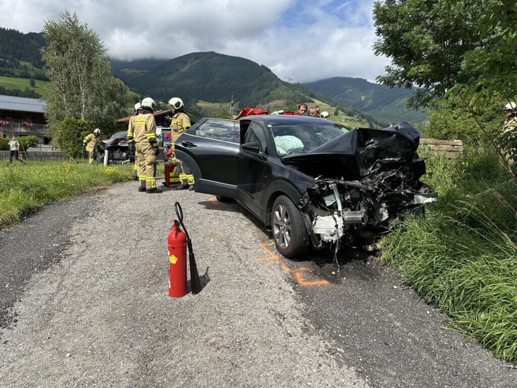 Verkehrsunfall B168 in Walchen